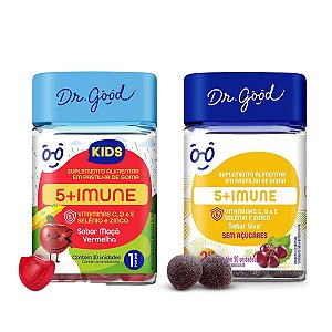 Kit Imunidade família 30 Gomas - Dr. Good