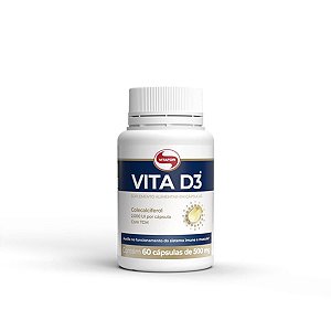 Vita D3 2000ui 60caps 500mg Vitamina D Vitafor