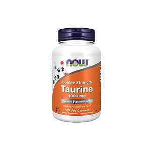 Taurina, Now Foods, 1000 mg, 100 Cápsulas, Importado