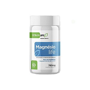 Magnésio Life + Vitaminas B1,B2,B3,B6, C e Zinco - 60Cápsula