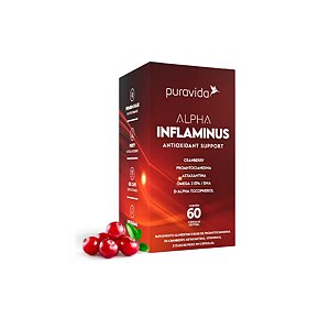 Kit 2x Alpha Inflaminus Antioxidante, 60 capsulas, Puravida