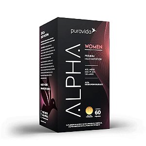 Alpha Women Multivitamínico Premium, 60caps, Puravida