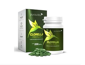 Clorella Premium 500mg 200 Tabletes - Pura Vida