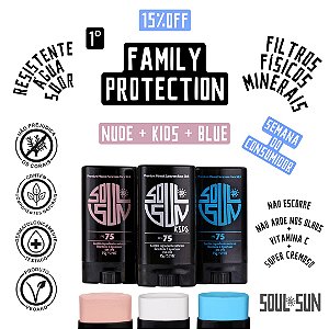 [FAMILY PROTECTION] - NUDE 75 + KIDS 75 + BLUE 75