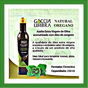 Azeite Italiano Goccia Umbra Extra Virgem Natural Orégano Acidez 0,5%(250ml)