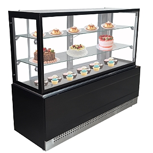 Vitrine Refrigerada Linha Prime Preta 1,50 metros