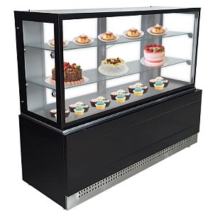 Vitrine Refrigerada Linha Prime Preta 1,50 metros
