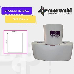 Etiqueta Térmica  60 x 130
