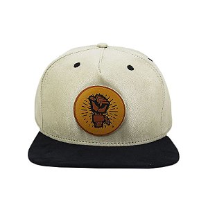 Boné Outlawz Snapback Suede Patch Boné Outlawz Snapback Suede Patch