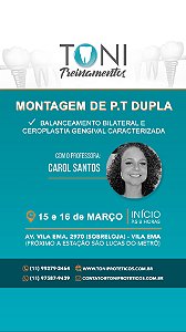 Curso Montagem P.T Dupla c/Balanceio Bilateral TPD Carol Santos 15 e 16 de Março 2024