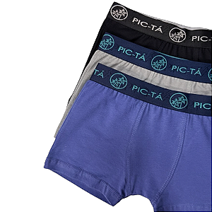 Kit Cueca Box (3 unidades por kit) Cores sortidas