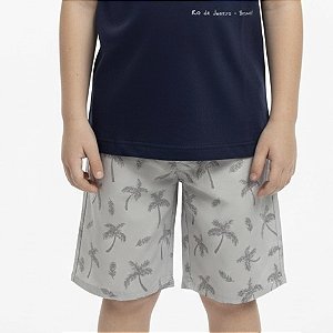 Bermuda Elástico Rip-Stop Coqueiro