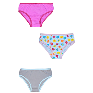 Kit Calcinha Infantil (3 unidades)
