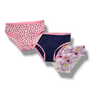 Kit Calcinha Infantil (3 unidades)