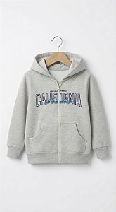 Casaco de Moletom Flanelado com Capuz e Bolso Authentic