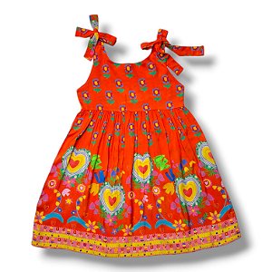 Vestido De Viscose Estampa Digital Com Alça Love Dayse