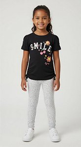 Conjunto Blusa Princesa e Calça Legging Smile