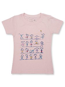 Blusa Viscolycra Manga Curta Turminha