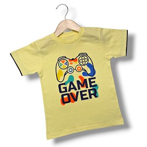 Camisa de Malha Manga Curta Game Over