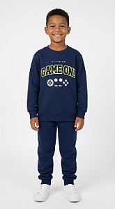 Conjunto de Moletom Flanelado Play Game