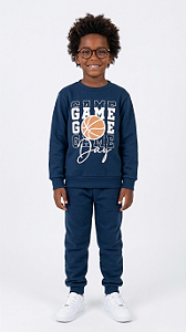 Conjunto de Moletom Flanelado Basketball