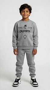 Conjunto de Moletom Flanelado California