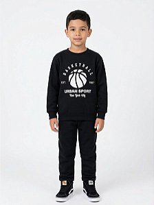 Conjunto de Moletom Flanelado Basket Ball