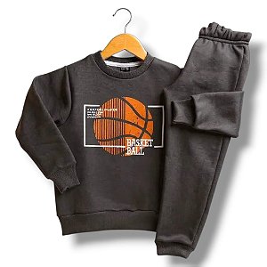 Conjunto de Moletom Flanelado Basket Ball