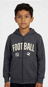 Casaco de Moletom Flanelado com Capuz Gol