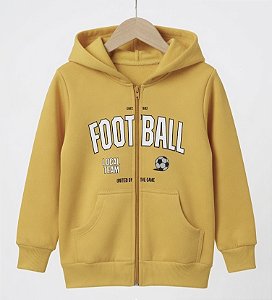 Casaco de Moletom Flanelado com Capuz Gol