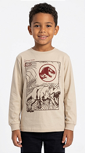 Camisa de Malha Manga Longa Jurassic Adventure