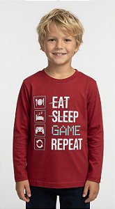 Camisa de Malha Manga Longa Gamer
