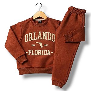 Conjunto de Moletom Flanelado Oakland