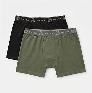 Kit Cueca Box (2 unidades por kit) Cores sortidas 14 anos