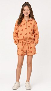 Conjunto Jaqueta Viscose e Shorts