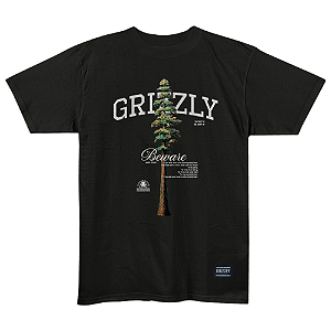 Camiseta Grizzly Tallest Pine Tee - BLACK