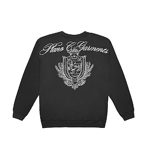 Moletom Plano C Crewneck Celestial Black