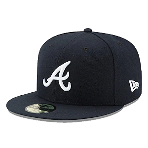 Boné New Era 5950 MLB Atlanta Game Cap TAM: 7 3/8