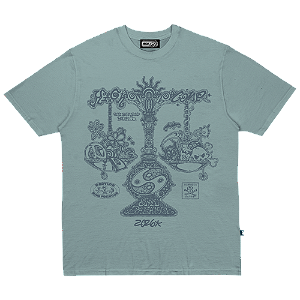 camiseta high Tee Equilibrium Mist Blue