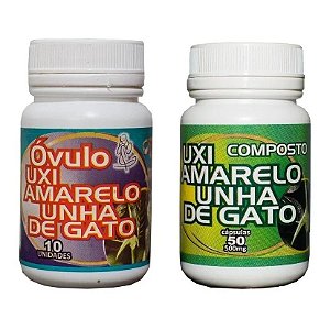 Óvulo de Uxi Amarelo com Unha de Gato e Capsula de Uxi Amarelo c/Unha de Gato