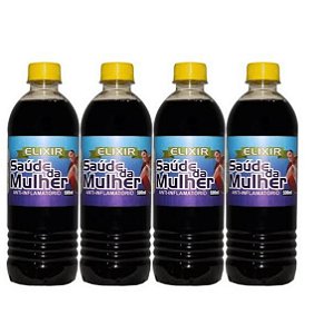 Kit Saúde Da Mulher 4 Garrafas de 500ml