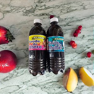 KITSAUDE DA MULHER E UTERO  2 Garrafas de 500ml