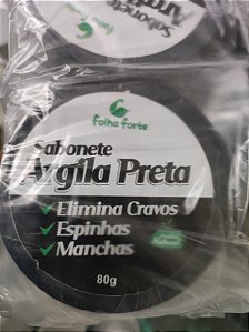 Sabonte de Argila Preta kit 6 unidades