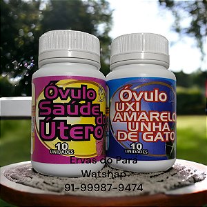KIT OVULOS DO UTERO E UXI AMARELO