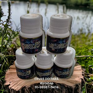 Vegetal 15 - Kit com 5 unidades - Original - 15cáps 500mg