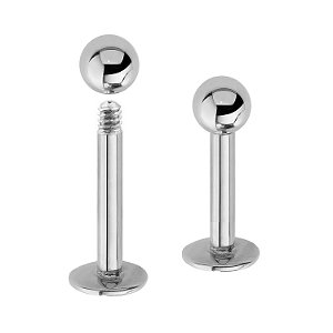 Labret Bolinha de Aço Cirúrgico