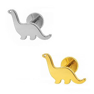 Dinossauro Labret de Titânio