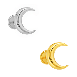 Lua Labret de Titânio