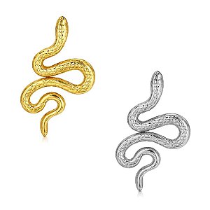 Piercing Serpente Labret de Titânio