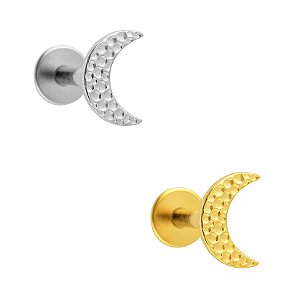 Mini Lua Martelada Labret de Titânio